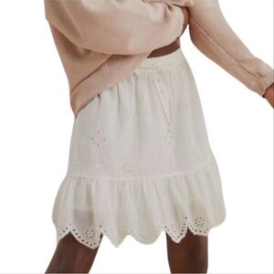 Aerie Embroidered Mini Skirt
